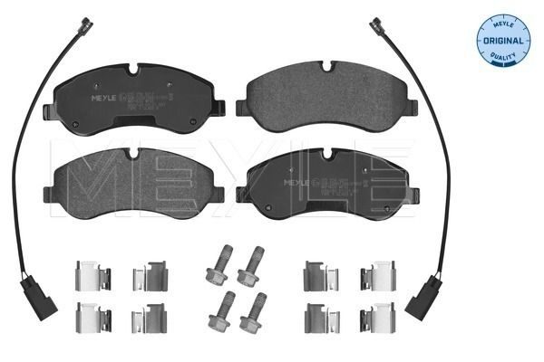 Гальмівні колодки дискові MEYLE 0252560217 - zapix
