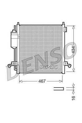 Радіатор кондиціонера DENSO DCN45001 - zapix