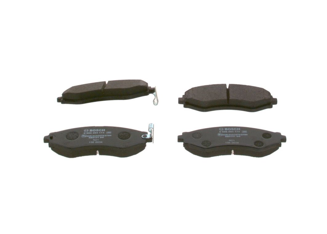 Гальмівні колодки дискові BOSCH 0986494173 - zapix