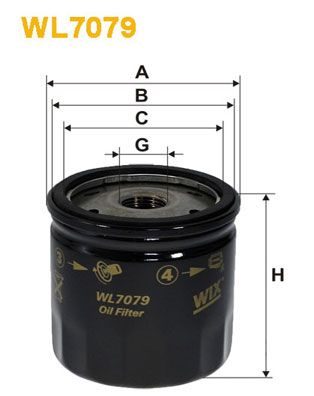 Оливний фільтр WIX FILTERS WL7079 - zapix