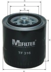Оливний фільтр MFILTER TF316 - zapix