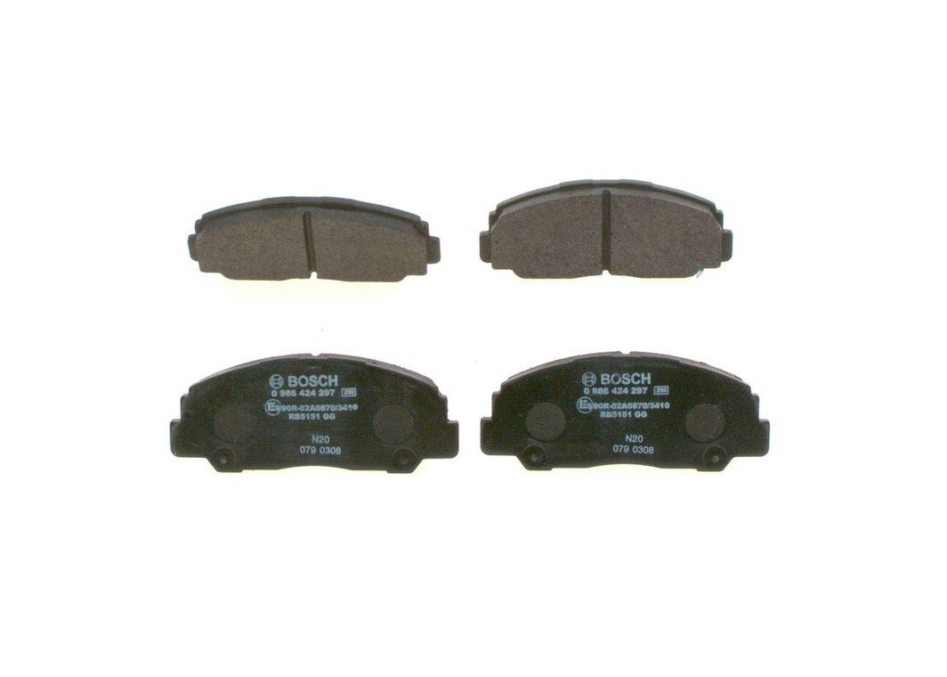 Гальмівні колодки дискові BOSCH 0986424297 - zapix