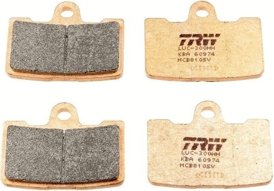 Гальмівні колодки дискові TRW MCB810SV - zapix