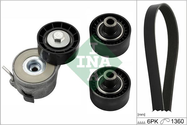 Комплект поліклинових ременів SCHAEFFLER INA 529040410 - zapix