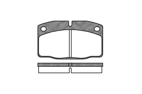Гальмівні колодки дискові WOKING P001300 - zapix