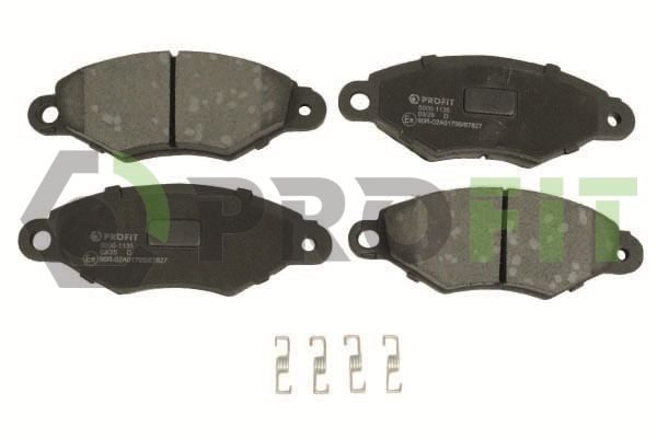 Гальмівні колодки дискові PROFIT 50001135 - zapix