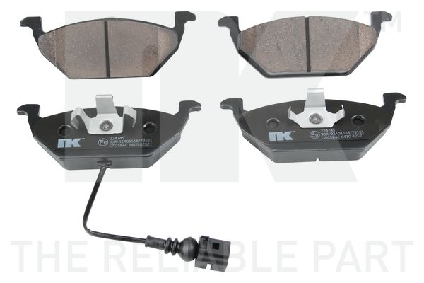 Тормозные колодки дисковые NK 224745