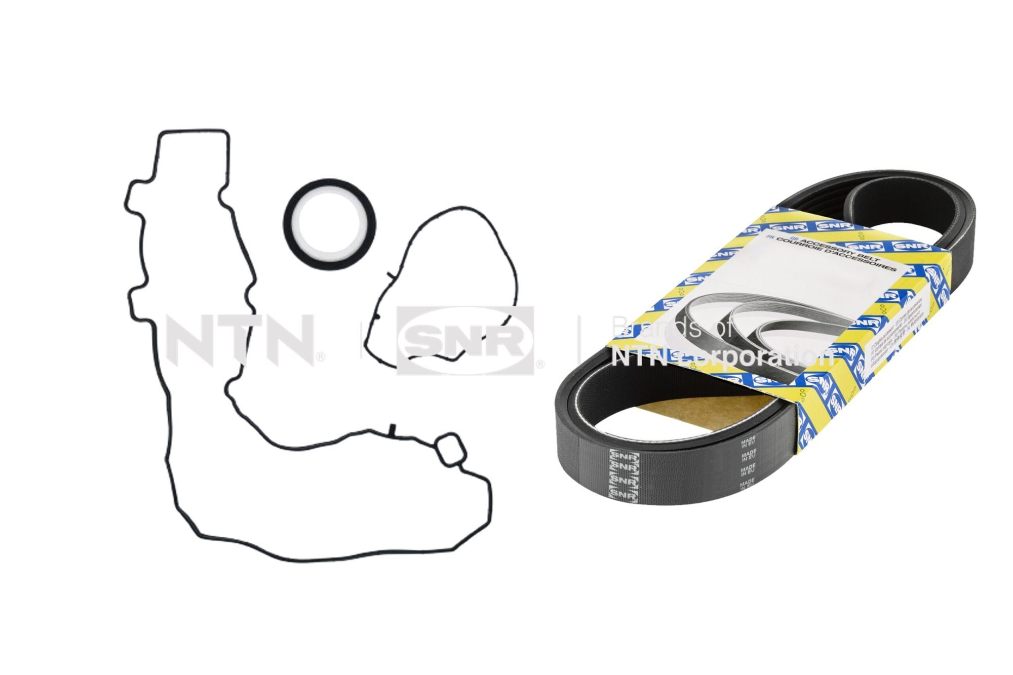 Комплект поліклинових ременів SNR KA85972 - zapix