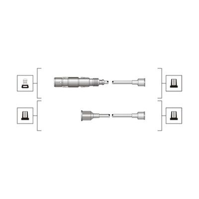Кабелі запалювання MAGNETI MARELLI 941319170036 - zapix