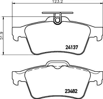 Гальмівні колодки дискові NISSHINBO NP5009 - zapix