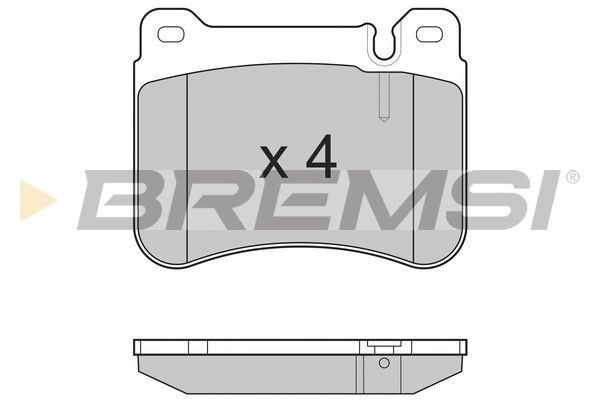 Гальмівні колодки дискові BREMSI BP3265