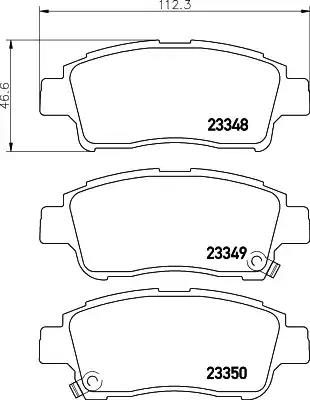Гальмівні колодки дискові NISSHINBO NP1007 - zapix