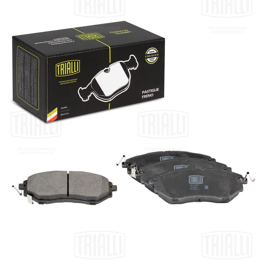 Гальмівні колодки дискові TRIALLI PF4328 - zapix