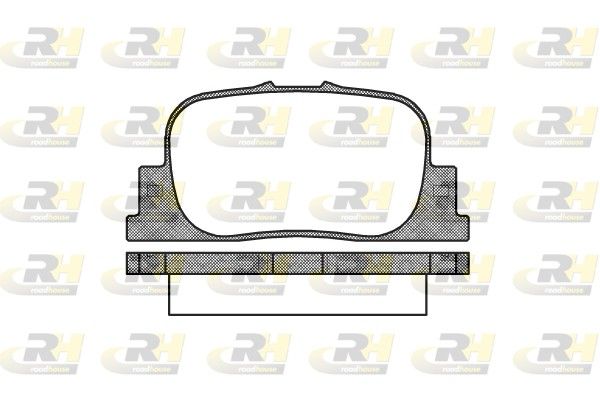 Гальмівні колодки дискові ROADHOUSE 280100 - zapix