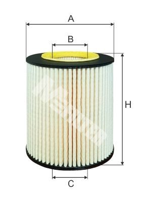 Оливний фільтр MFILTER TE4024 - zapix