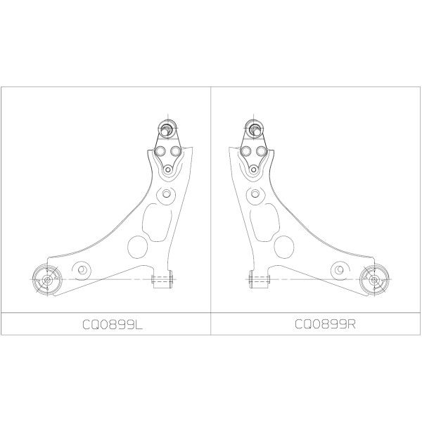 Важіль підвіски CTR CQ0899L - zapix