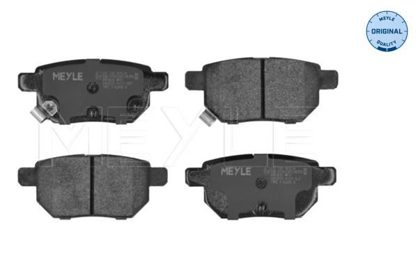 Гальмівні колодки дискові MEYLE 0252461015W - zapix