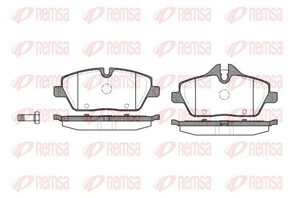 Гальмівні колодки дискові REMSA 113100 - zapix