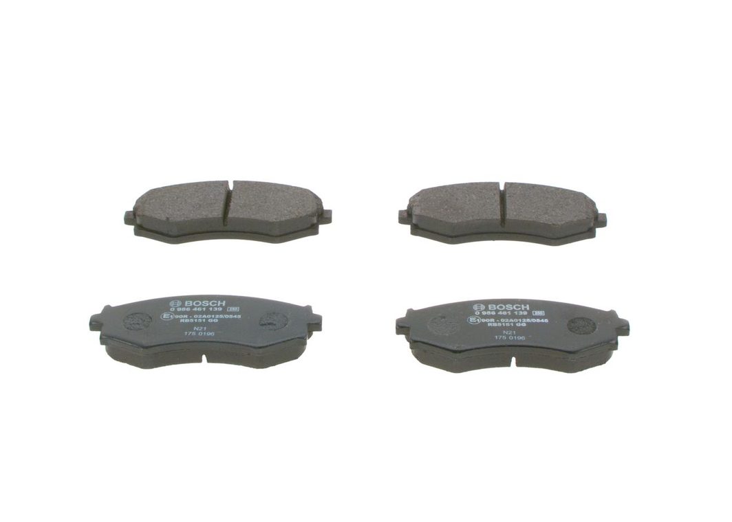 Гальмівні колодки дискові BOSCH 0986461139 - zapix