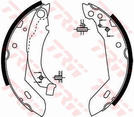 Гальмівні колодки ручника (барабанні) TRW GS8158 - zapix