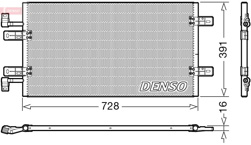 Радіатор кондиціонера DENSO DCN20019 - zapix