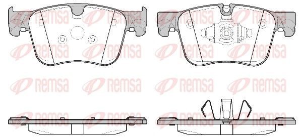 Гальмівні колодки дискові REMSA 156010 - zapix