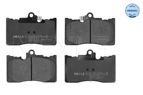 Гальмівні колодки дискові MEYLE 0252032517W - zapix