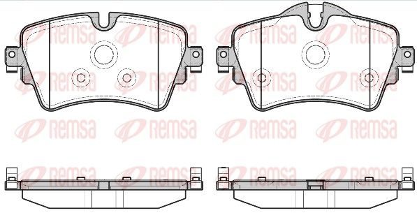 Гальмівні колодки дискові REMSA 159908 - zapix