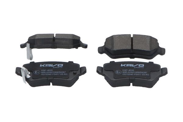 Гальмівні колодки дискові KAVO PARTS KBP4020 - zapix