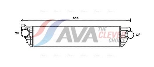 Інтеркулер AVA QUALITY COOLING RTA4498 - zapix