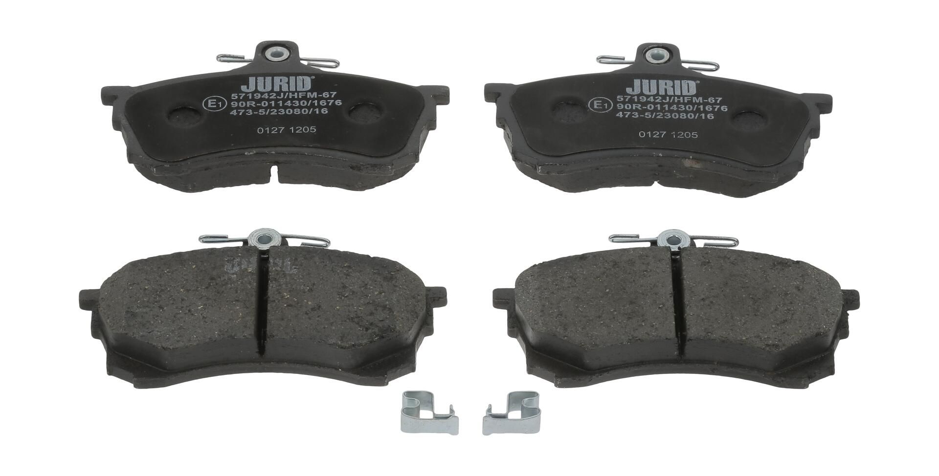 Гальмівні колодки дискові JURID 571942J - zapix