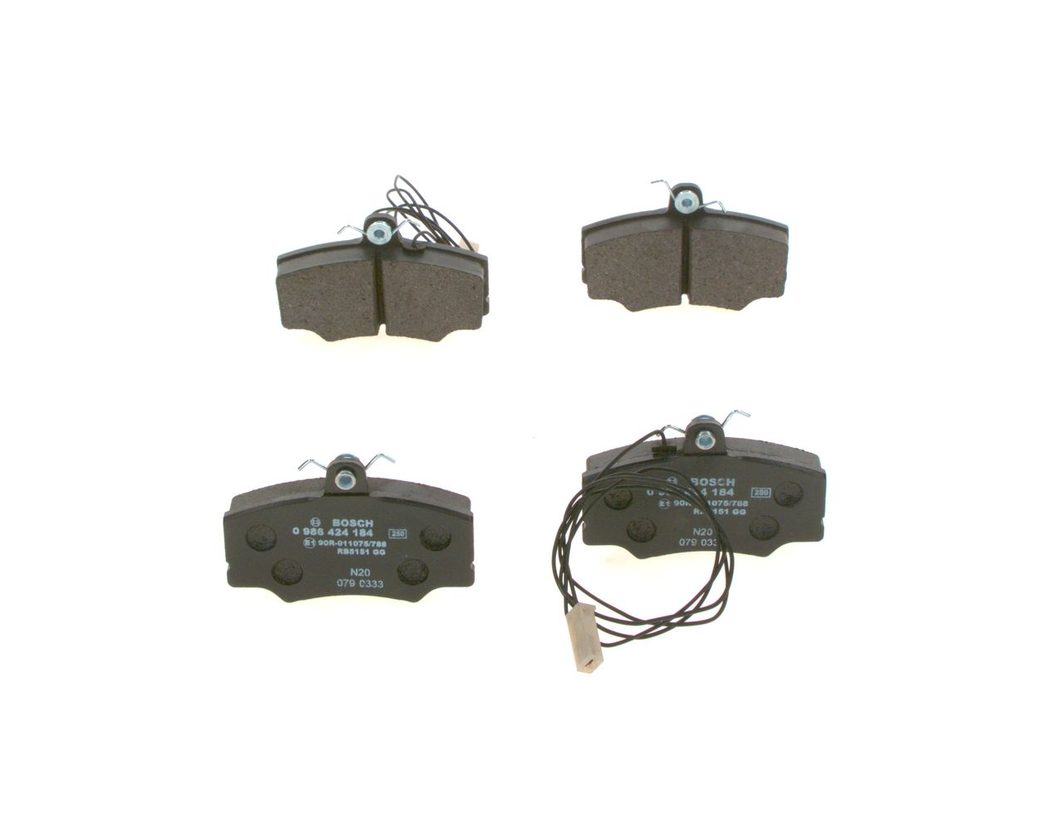Гальмівні колодки дискові BOSCH 0986424184 - zapix