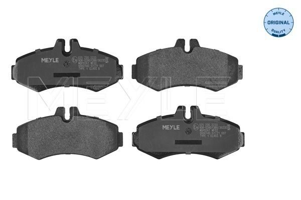 Гальмівні колодки дискові MEYLE 0252302220 - zapix