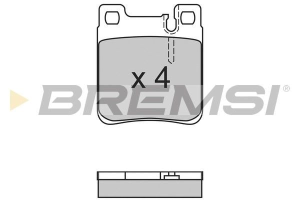 Гальмівні колодки дискові BREMSI BP2653