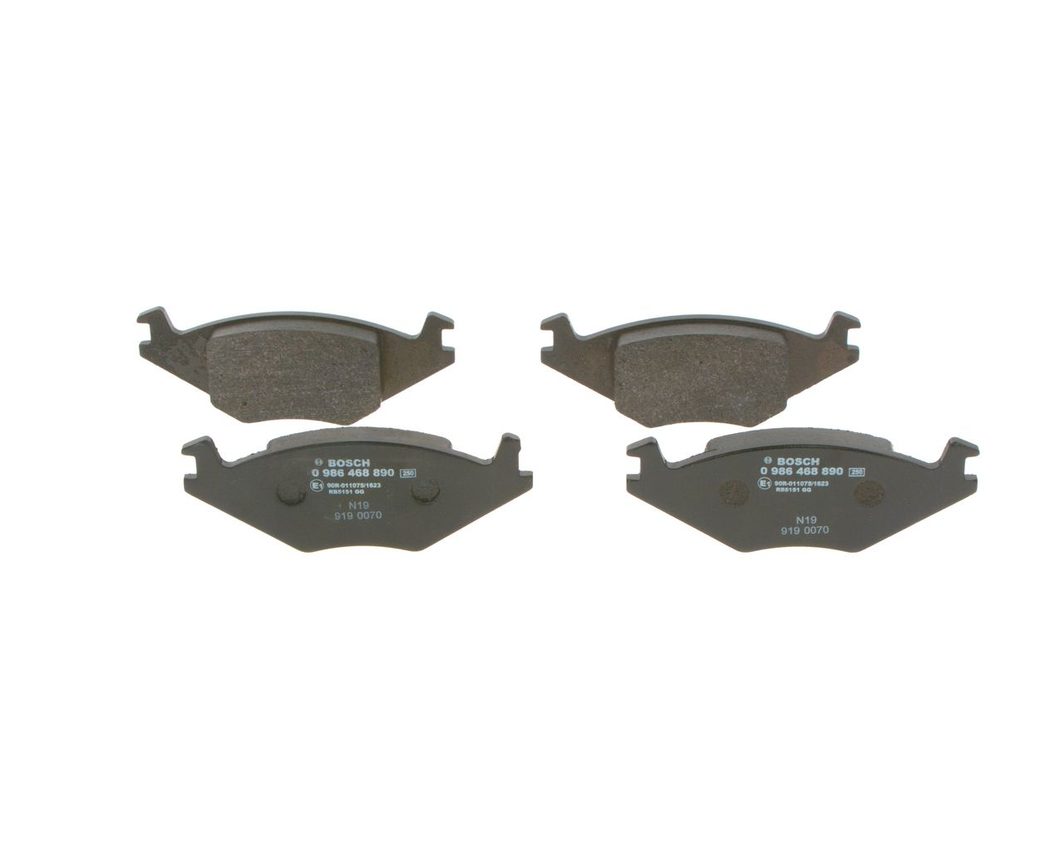 Гальмівні колодки дискові BOSCH 0986468890 - zapix