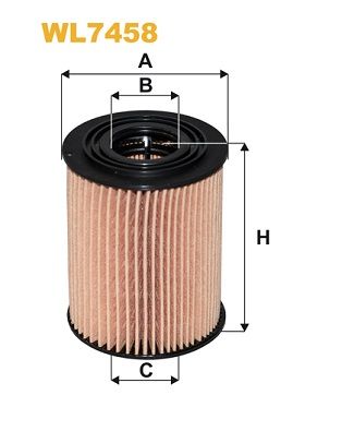 Оливний фільтр WIX FILTERS WL7458