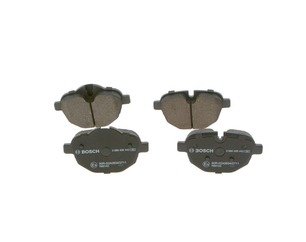 Гальмівні колодки дискові BOSCH 0986495442 - zapix