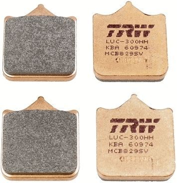 Гальмівні колодки дискові TRW MCB829SV - zapix