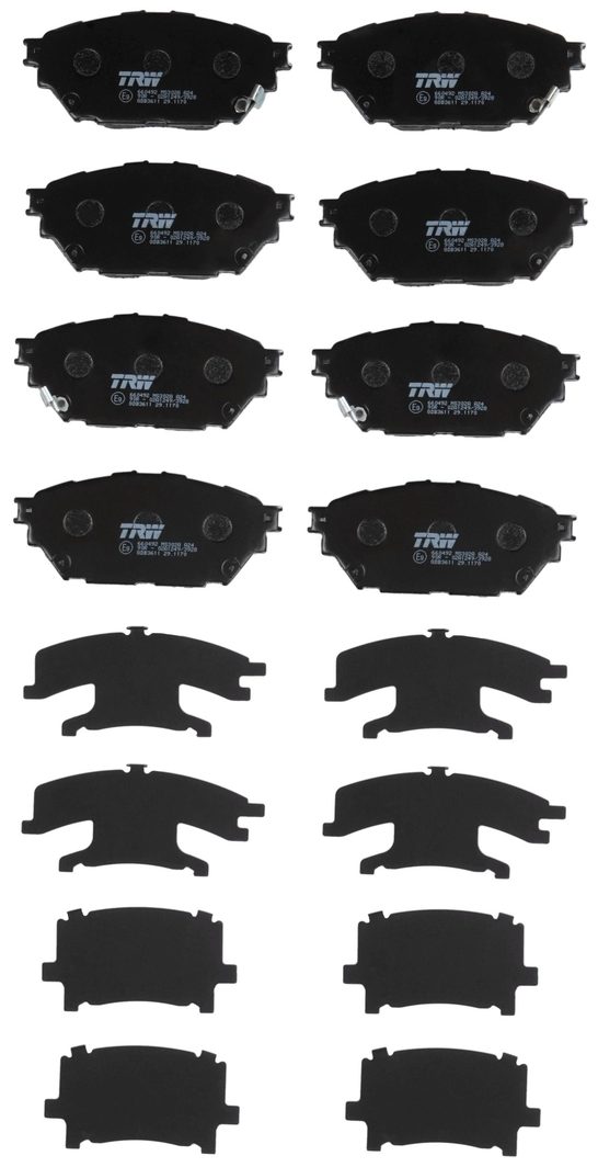 Гальмівні колодки дискові TRW GDB3611 - zapix