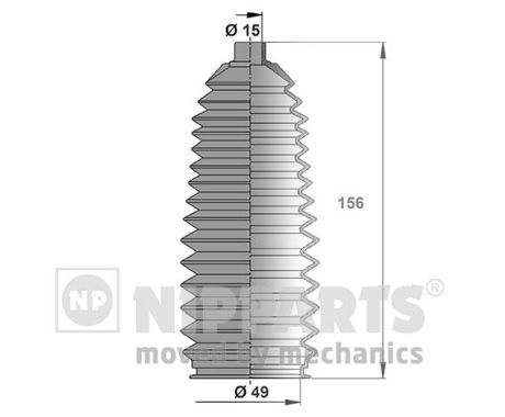Пильник рульової рейки NIPPARTS J2843012 - zapix