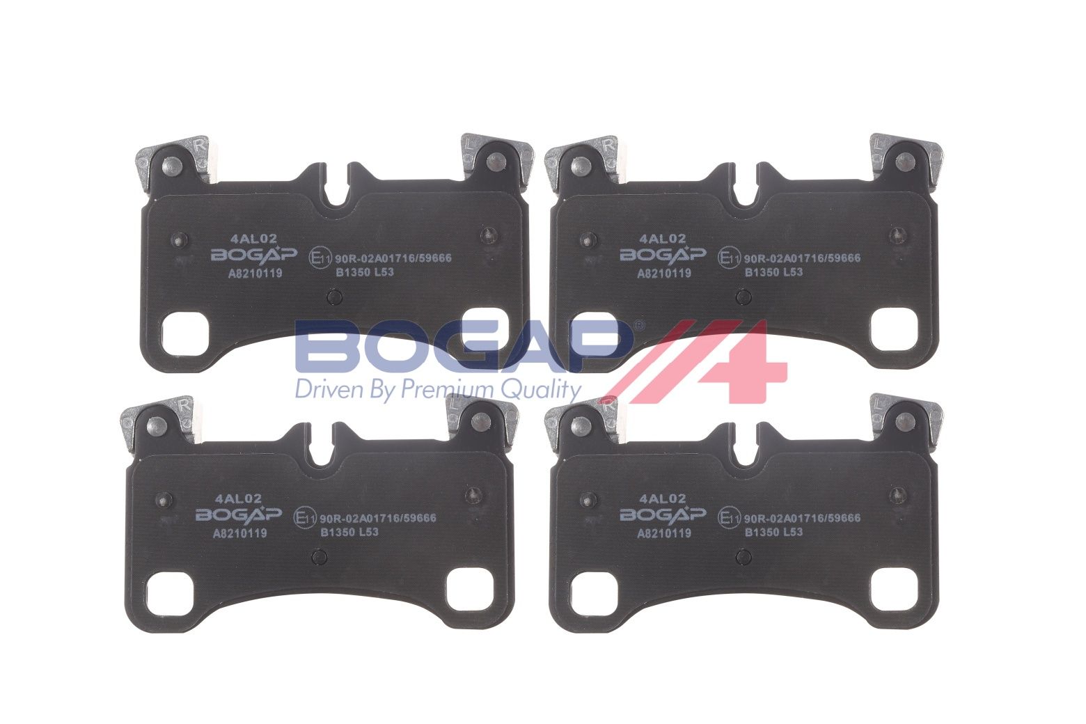 Гальмівні колодки дискові BOGAP A8210119 - zapix