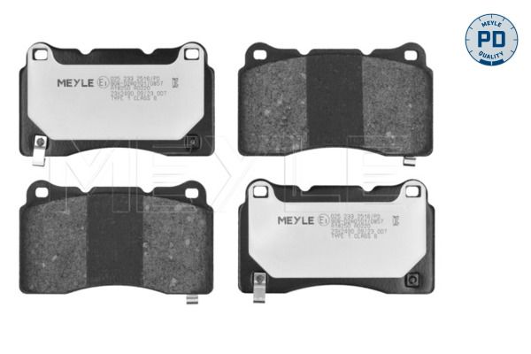 Гальмівні колодки дискові MEYLE 0252332516PD - zapix