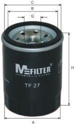 Оливний фільтр MFILTER TF27 - zapix