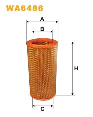 Повітряний фільтр WIX FILTERS WA6486