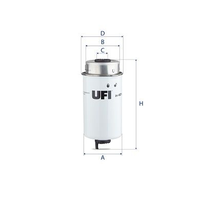 Паливний фільтр UFI 2445700 - zapix