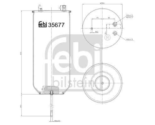 Пневматична підвіска FEBI BILSTEIN 35677 - zapix