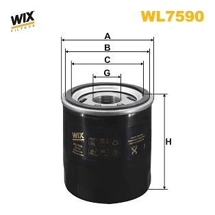 Оливний фільтр WIX FILTERS WL7590 - zapix
