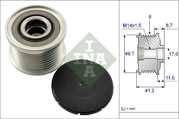 Муфта генератора SCHAEFFLER INA 535014110 - zapix