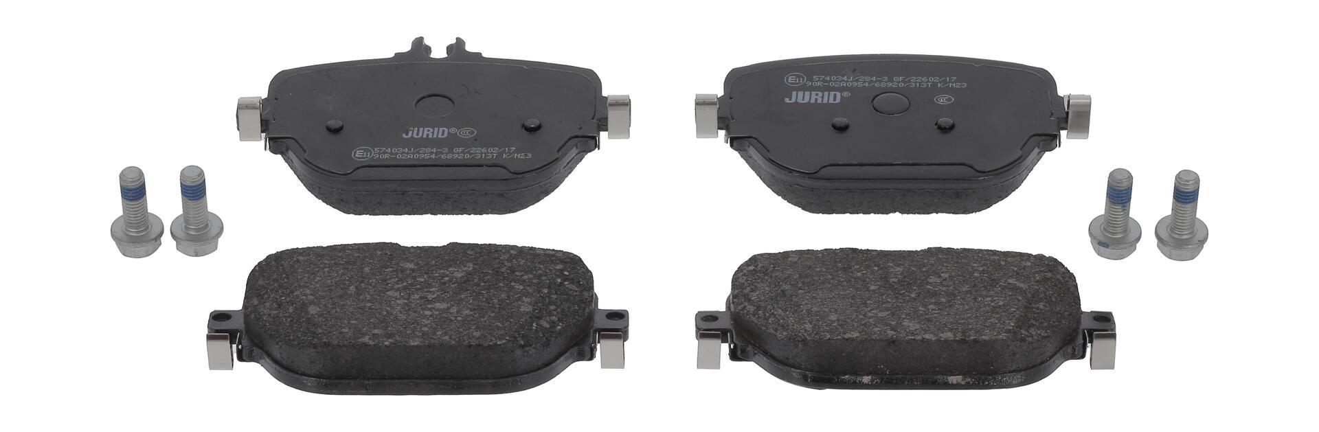 Гальмівні колодки дискові JURID 574034J - zapix