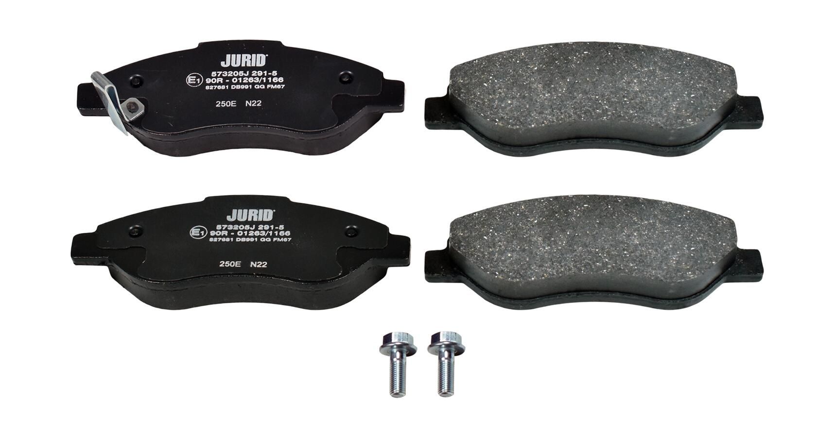 Гальмівні колодки дискові JURID 573205J - zapix